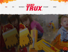 Tablet Screenshot of handtruxtoys.com